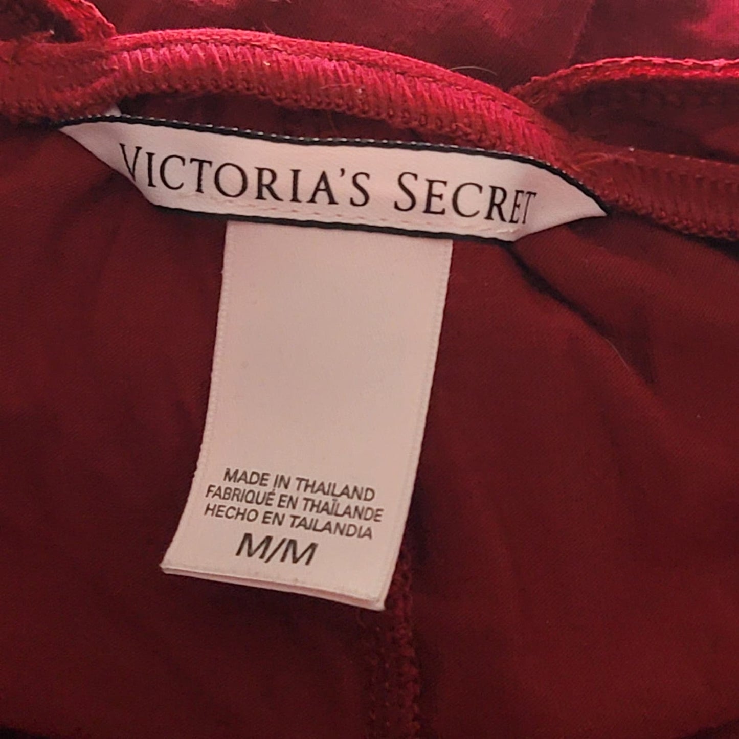 Victoria's Secret Liptsick Red Babydoll Romper Jumpsuit Lingerie