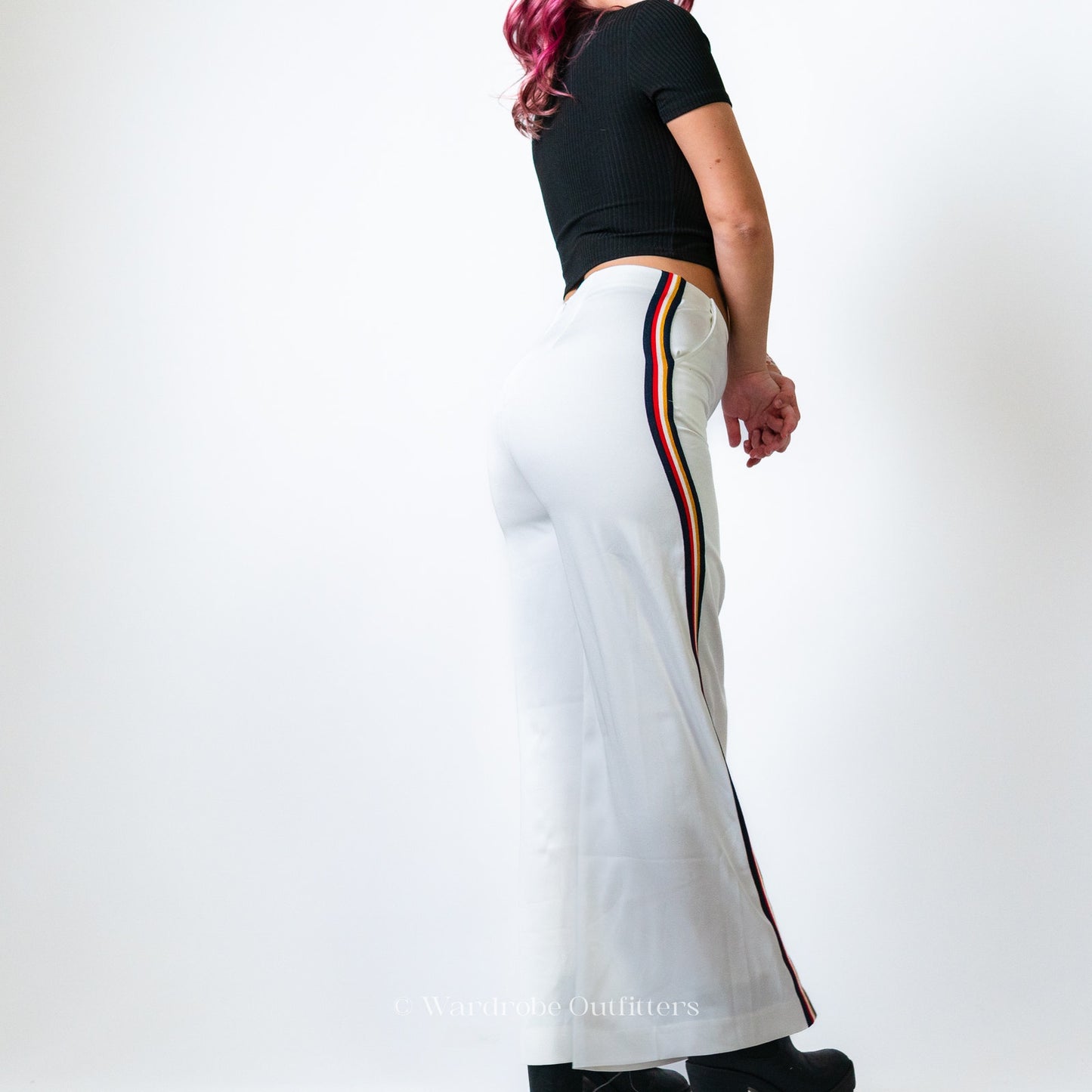 Anthropology Line+Dot Wide Leg Flare Pants