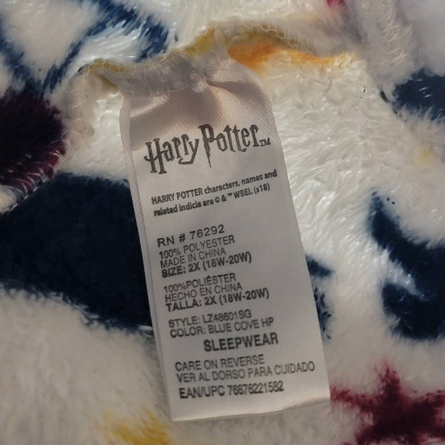 Harry Potter Fleece Pajama Sleepwear - XXL
