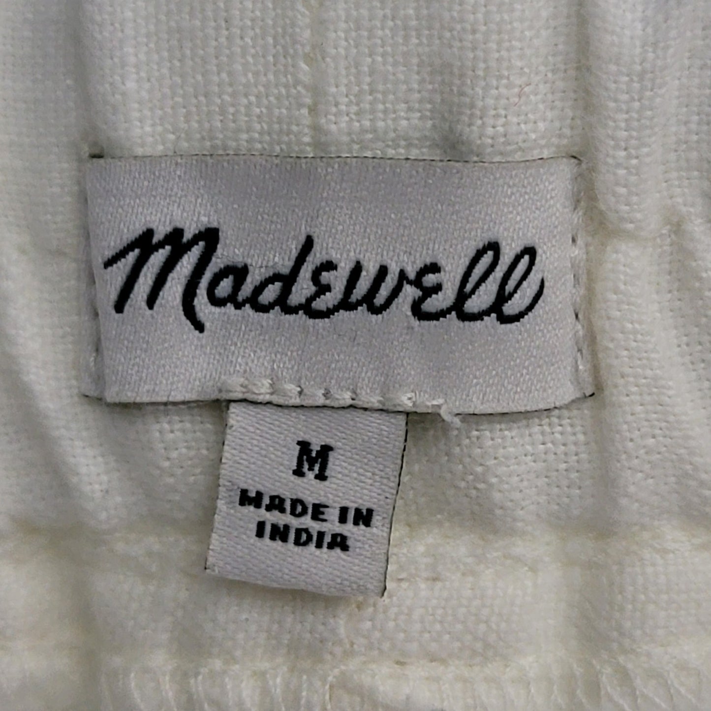 Madewell White Shorts