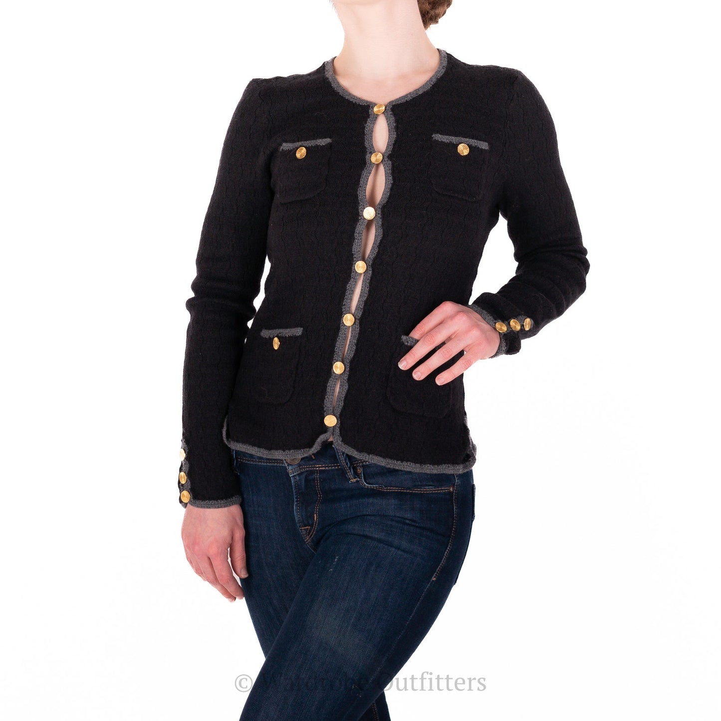 Trina Turk Vermouth Wool Cardigan -  S