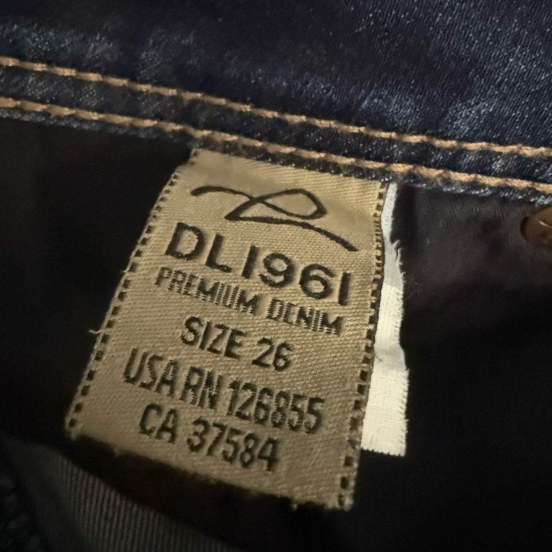 DL1961 Cindy Sonic Slim Boot Indigo Low Rise Blue Jeans