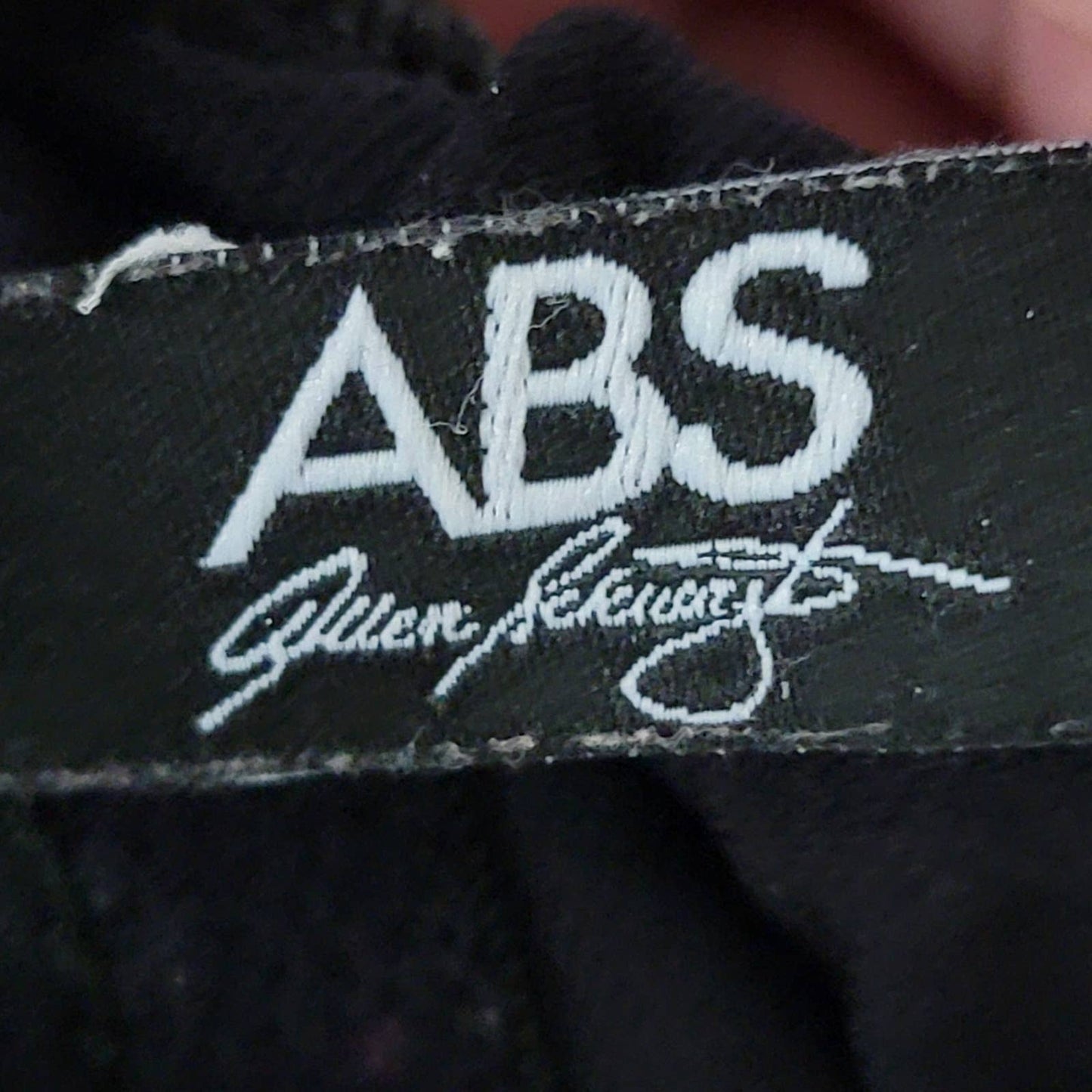 ABS by Allen Schwartz Bodycon One Piece Black Swimsuit