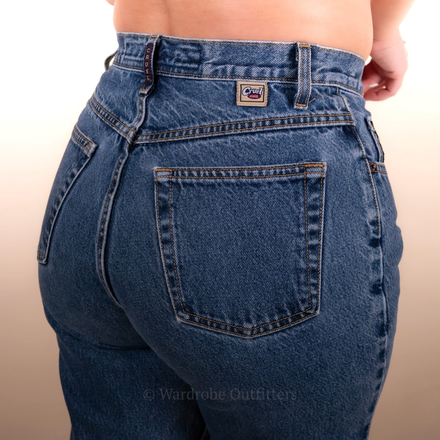 Vintage 90s Blue Jeans by Cruel Girl - 9