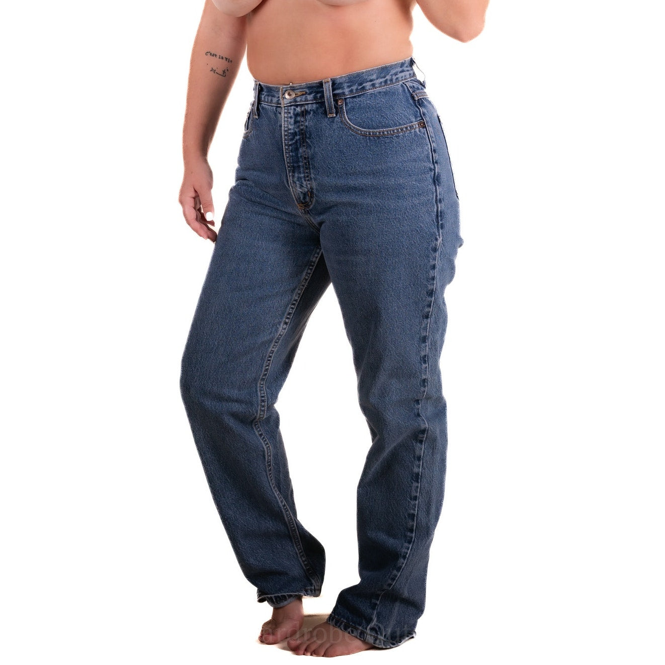 Vintage 90s Blue Jeans by Cruel Girl - 9