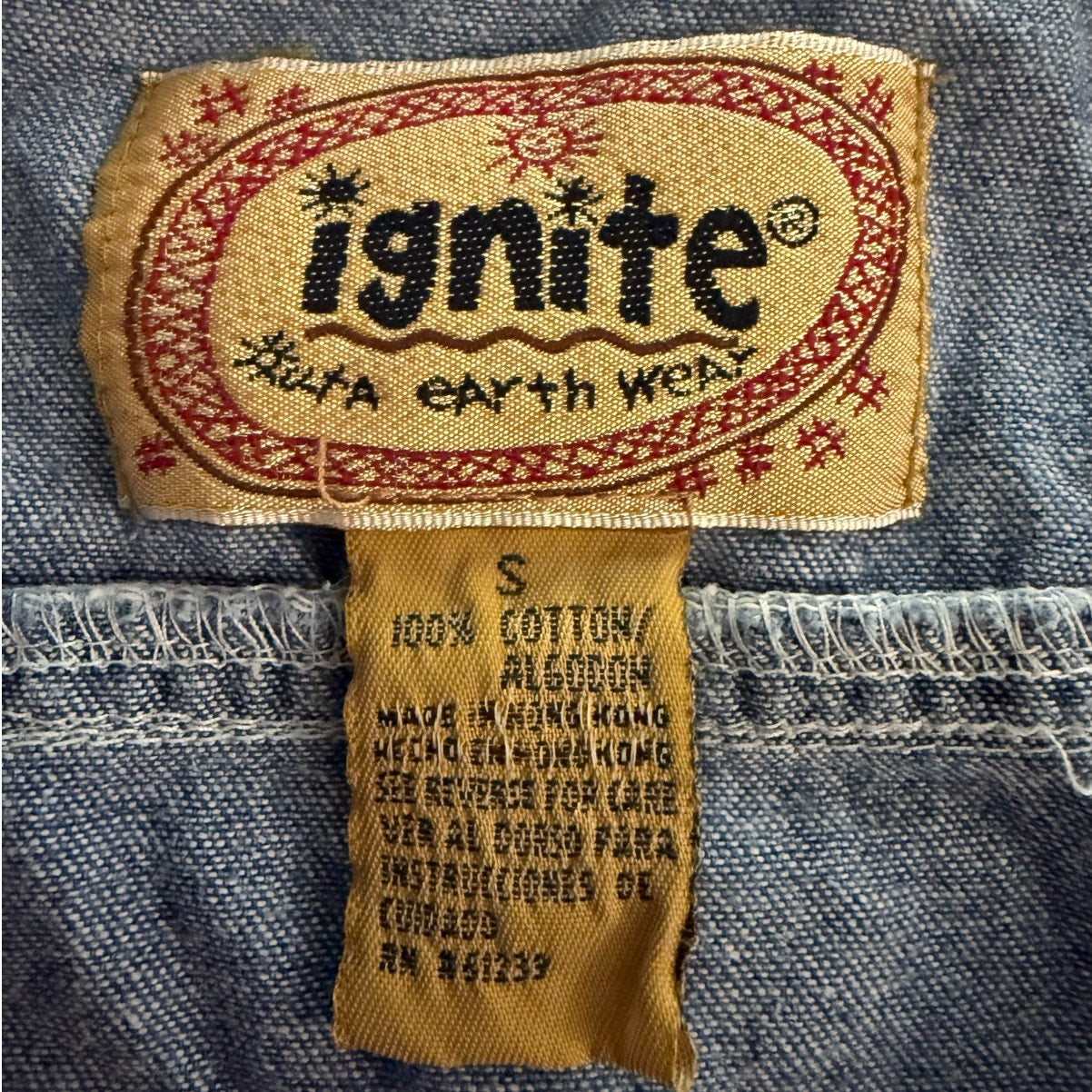 Vintage 90s Western Denim Vest