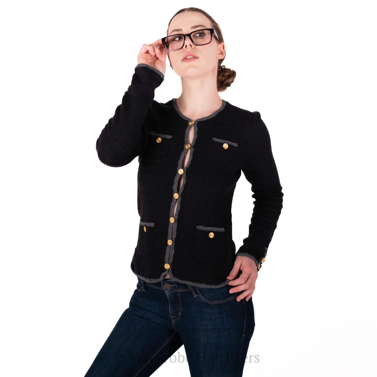 Trina Turk Vermouth Wool Cardigan -  S