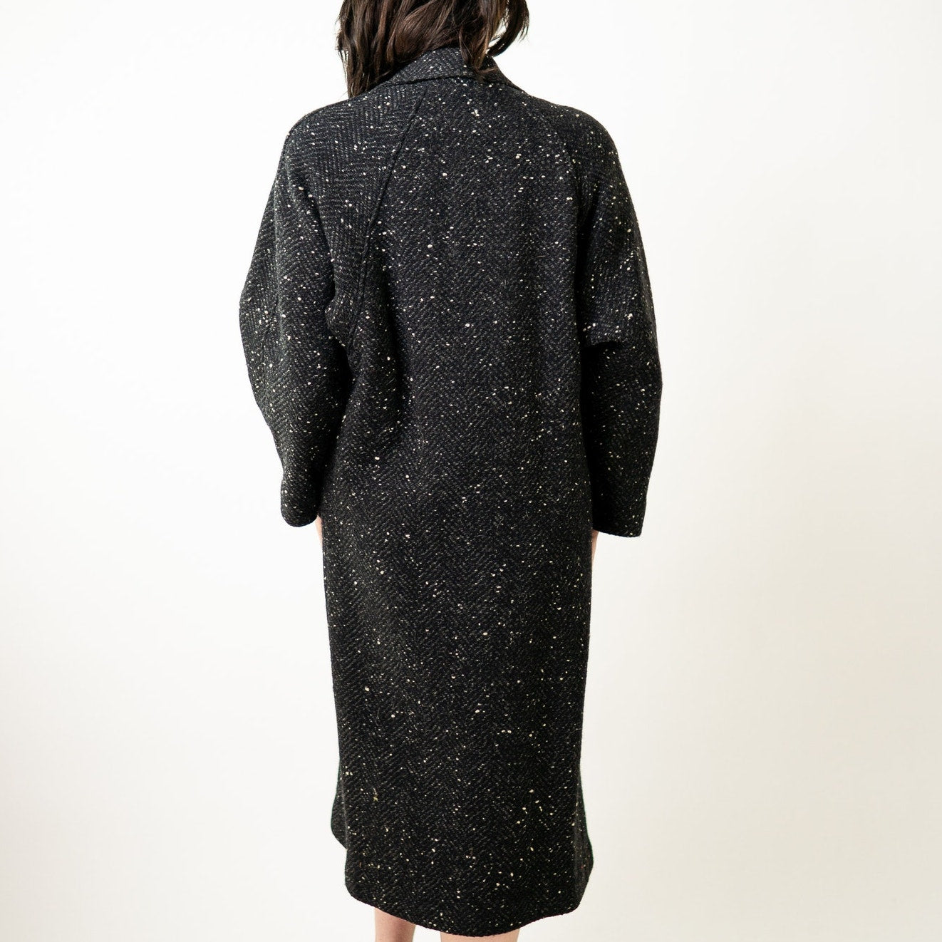 Vintage 80s Heavy Wool Overcoat by Saxton Hall