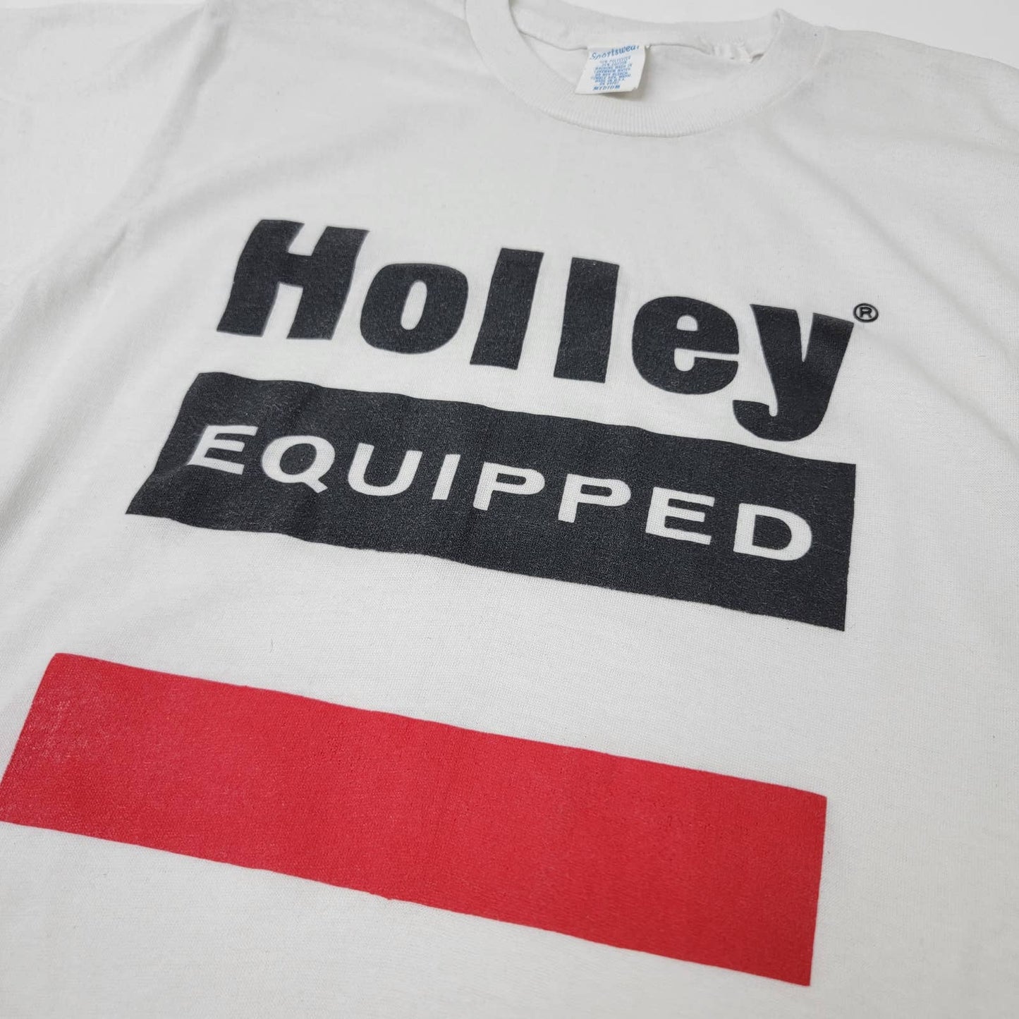 Vintage 80s Holley Equipped Single-Stitch Tee Shirt - M