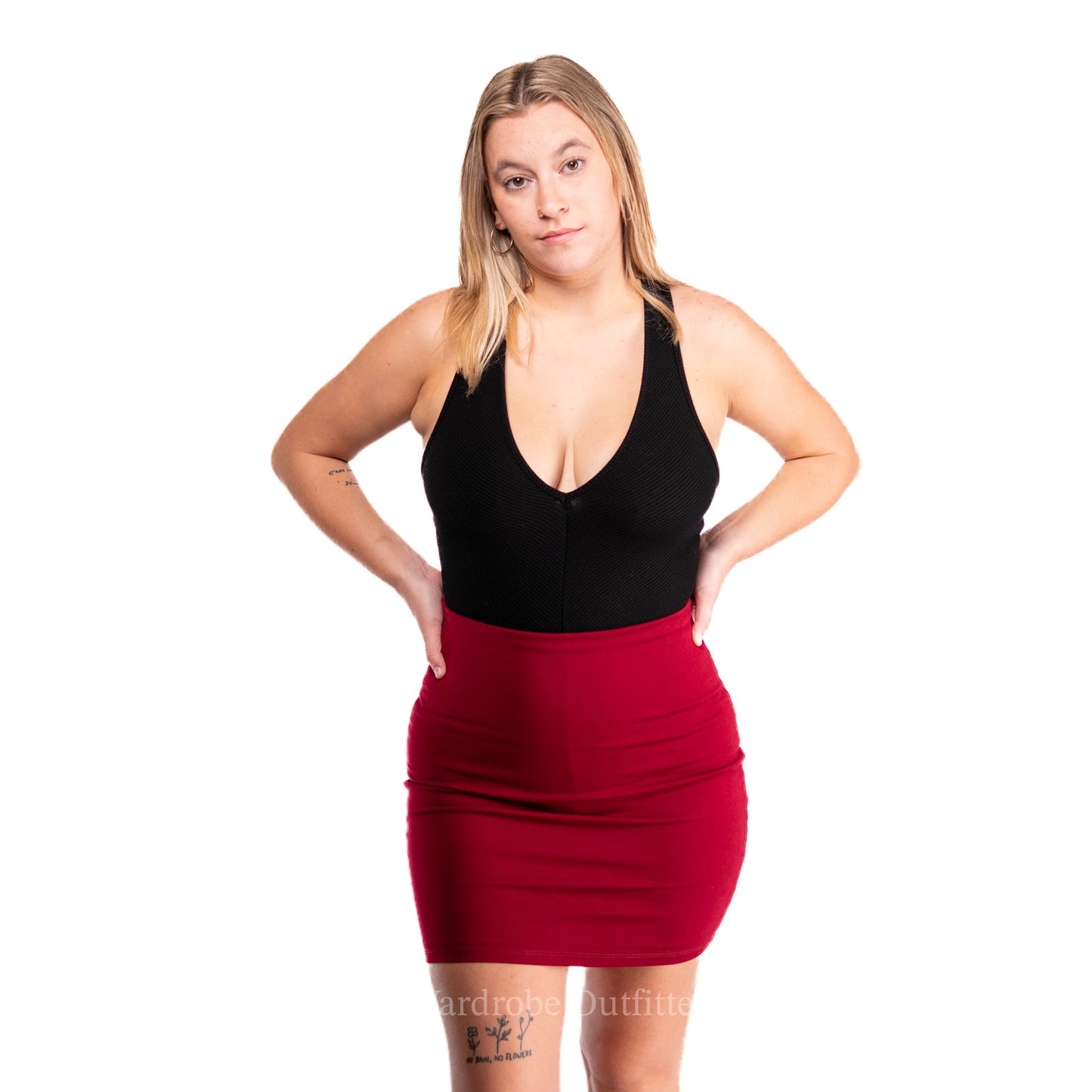 Lulu's Deep Red Mini Skirt - S