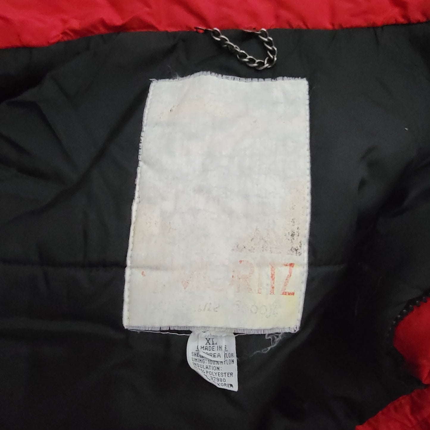 Vintage 90s Red Puffer Ski Jacket by [St. Moritz] - XL