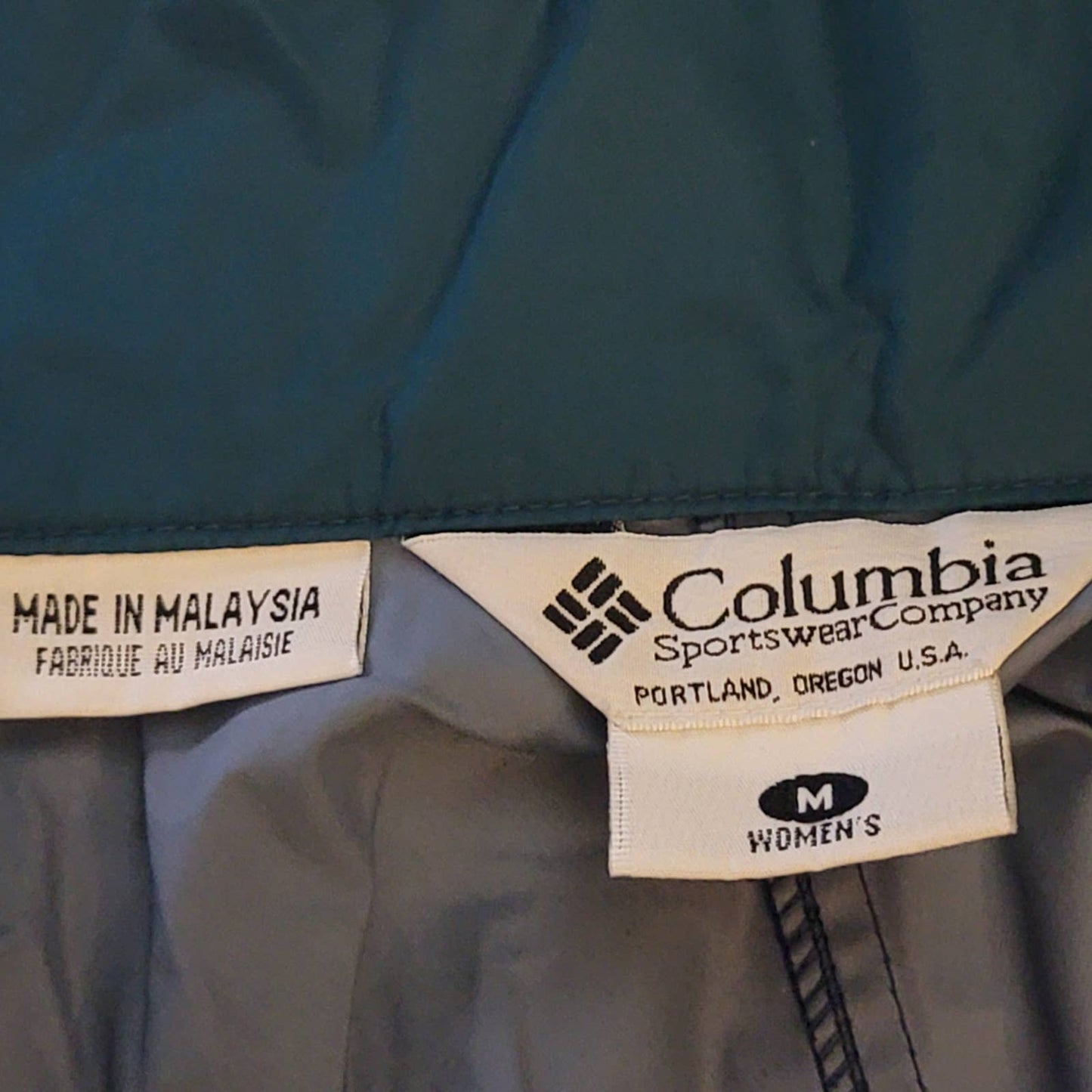 Vintage 90s Columbia Colorblock Windbreaker Track Jacket - M