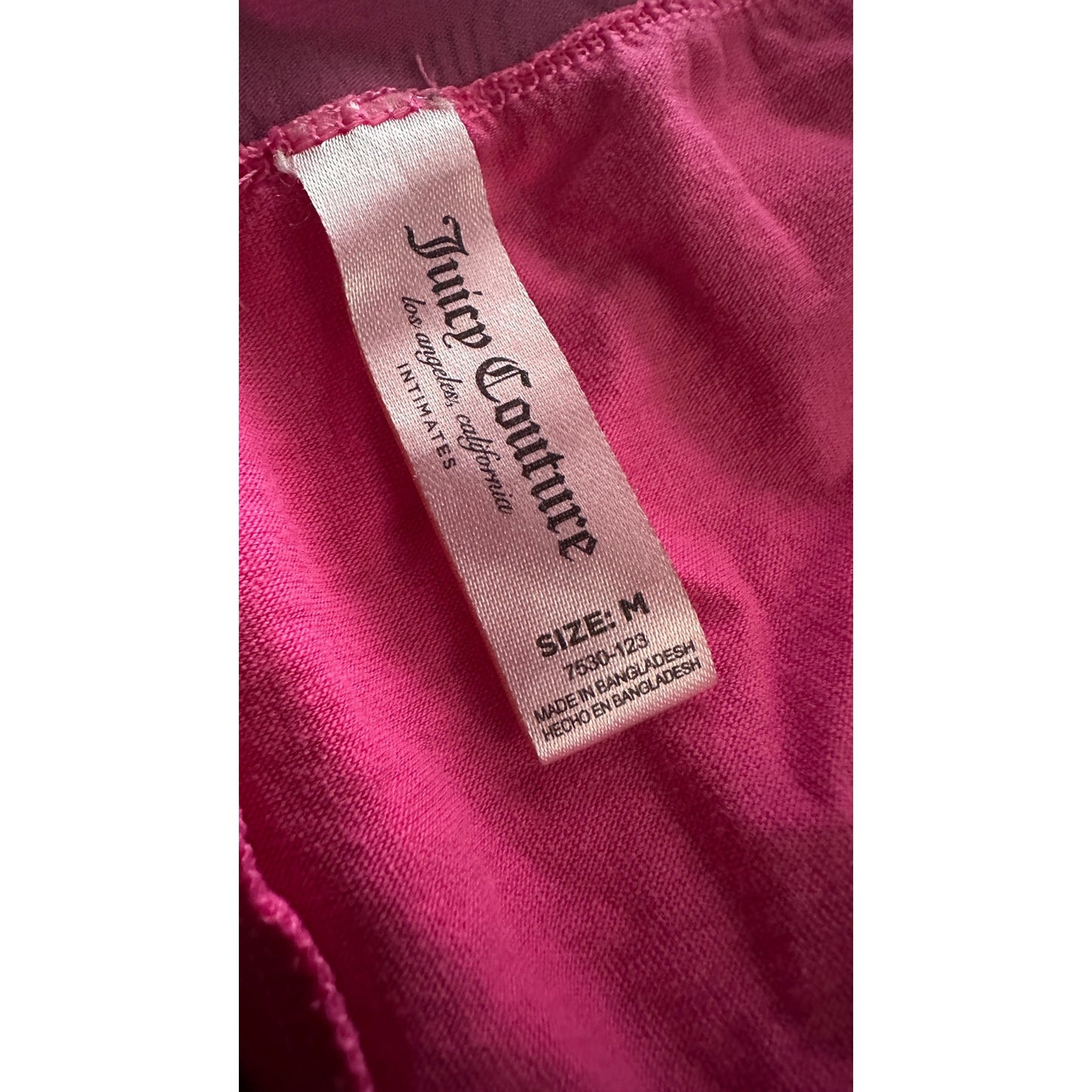 Juicy Couture Pink Cotton Boyshorts