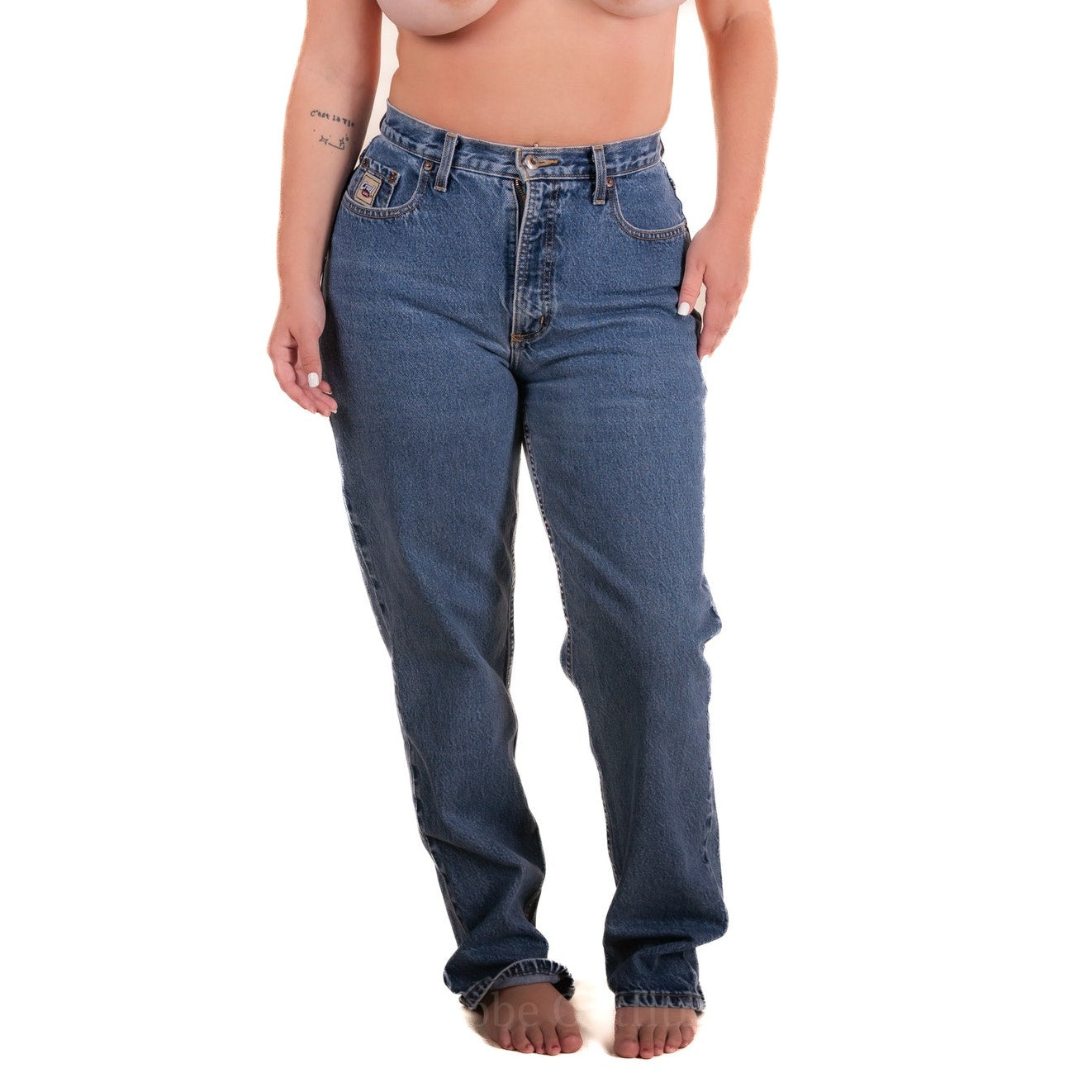 Vintage 90s Blue Jeans by Cruel Girl - 9