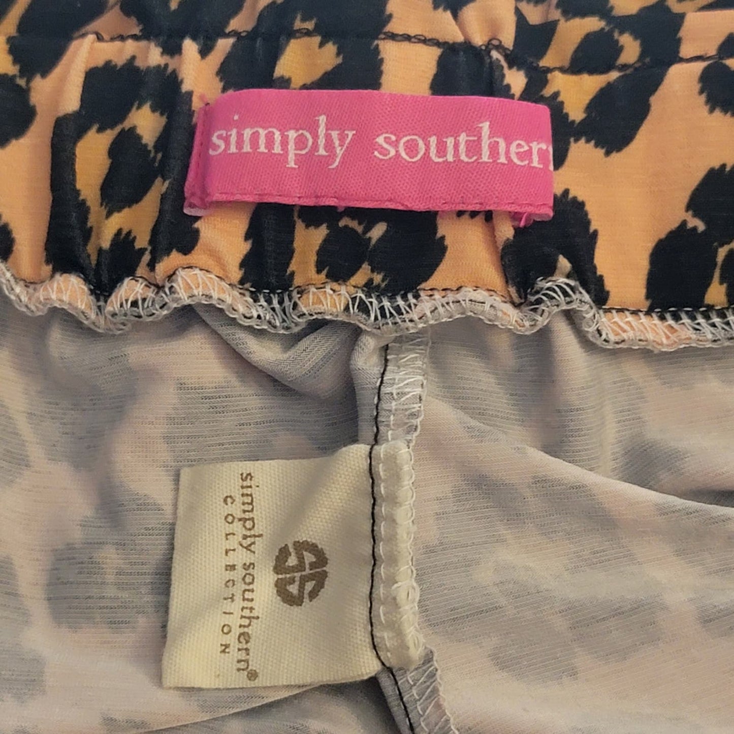 Simply Southern Cheetah Leopard Print Baggy Shorts