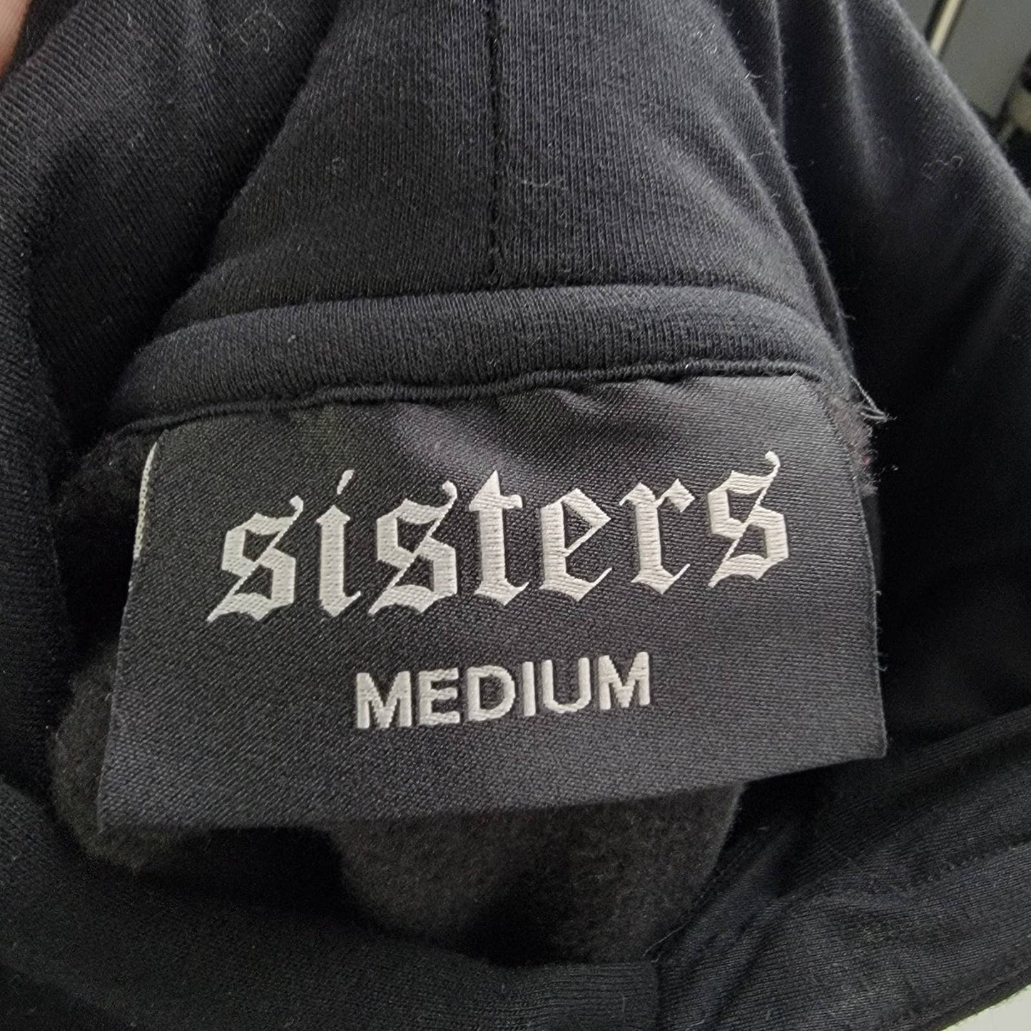 Sisters James Charles Logo Stripe Cropped Hoodie Sweatshirt - M