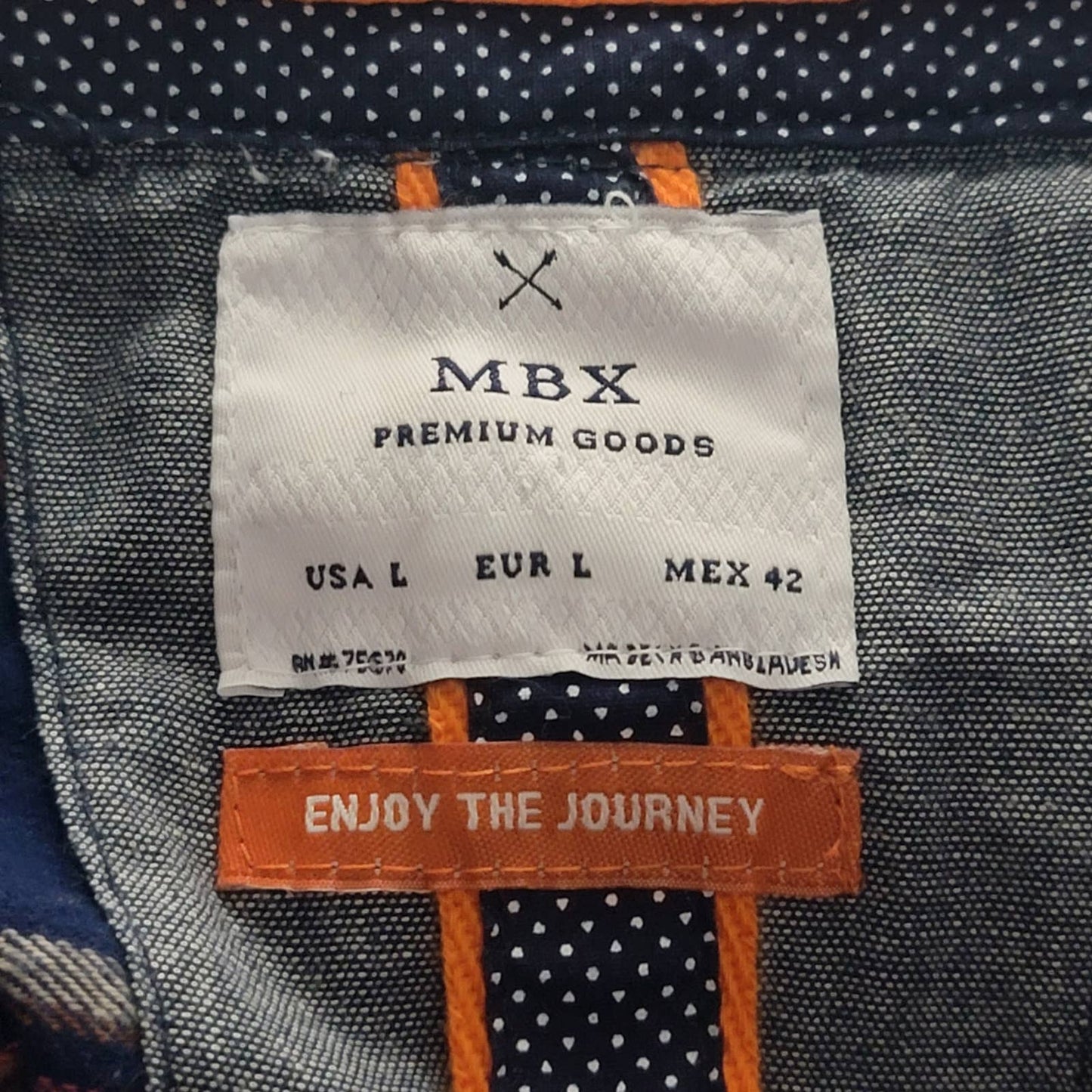 NEW MBX Plaid Flannel Button Up Camp Shirt