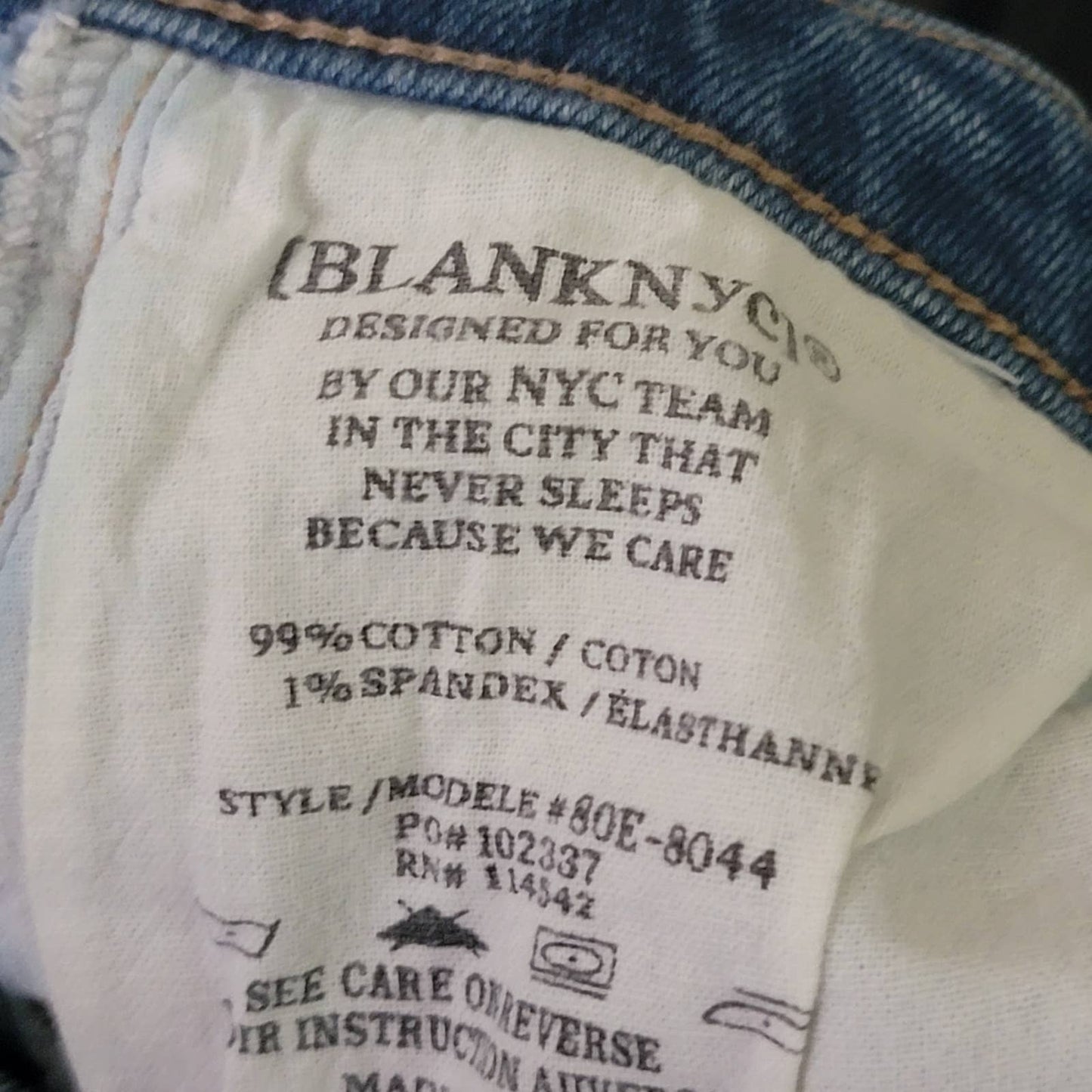 Blank NYC Cutoff Cheeky Stretch Denim Jean Shorts