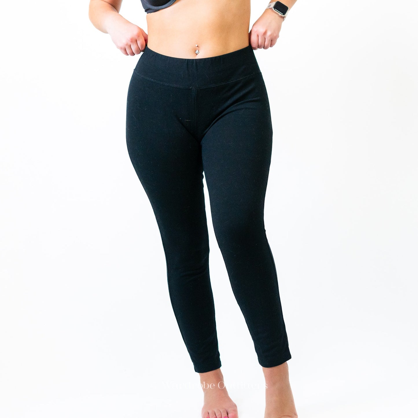 Black Full Length Leggings