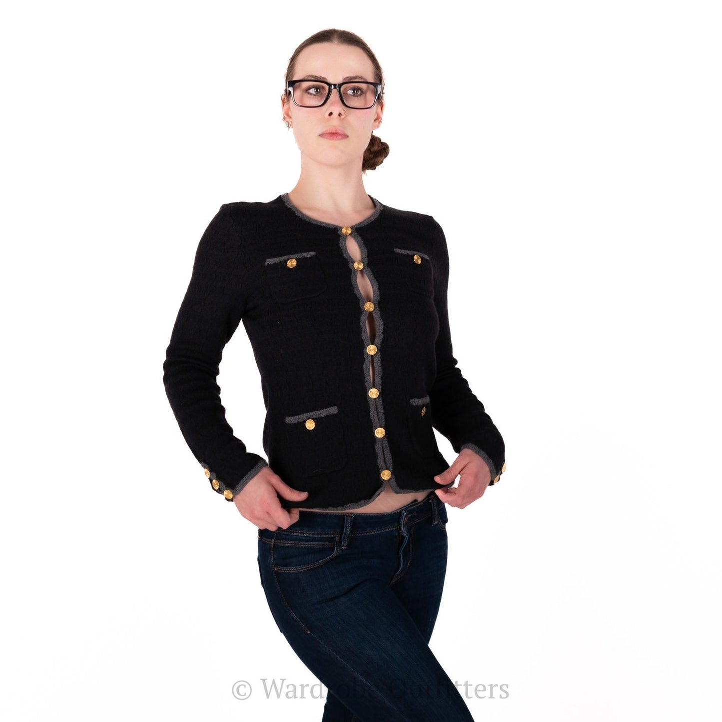 Trina Turk Vermouth Wool Cardigan -  S