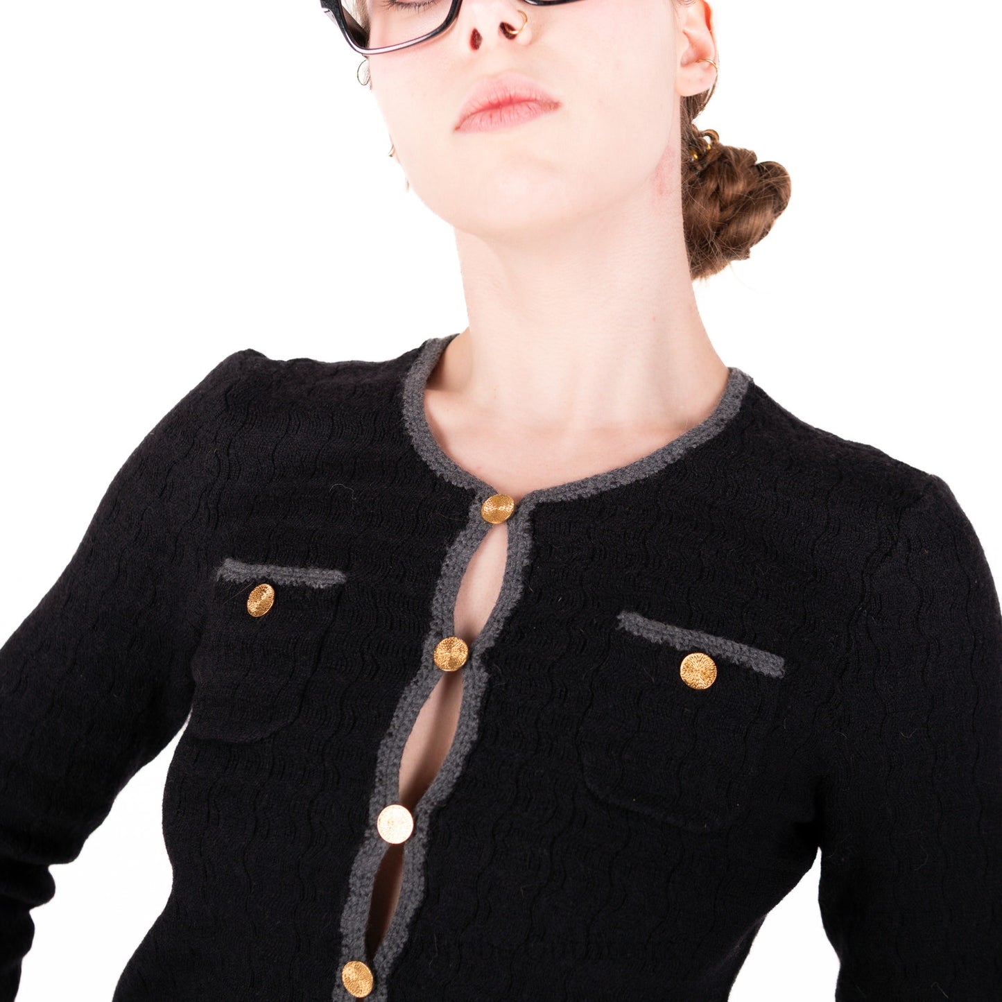 Trina Turk Vermouth Wool Cardigan -  S