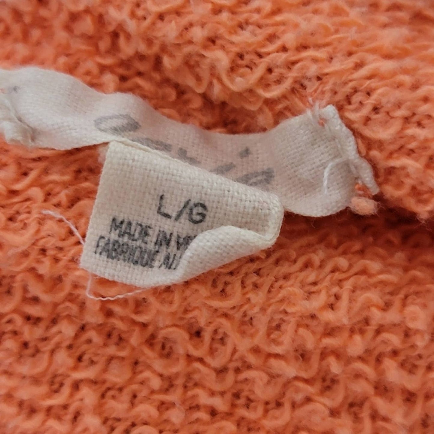 Aerie Burnt Orange Linen Hoodie - L