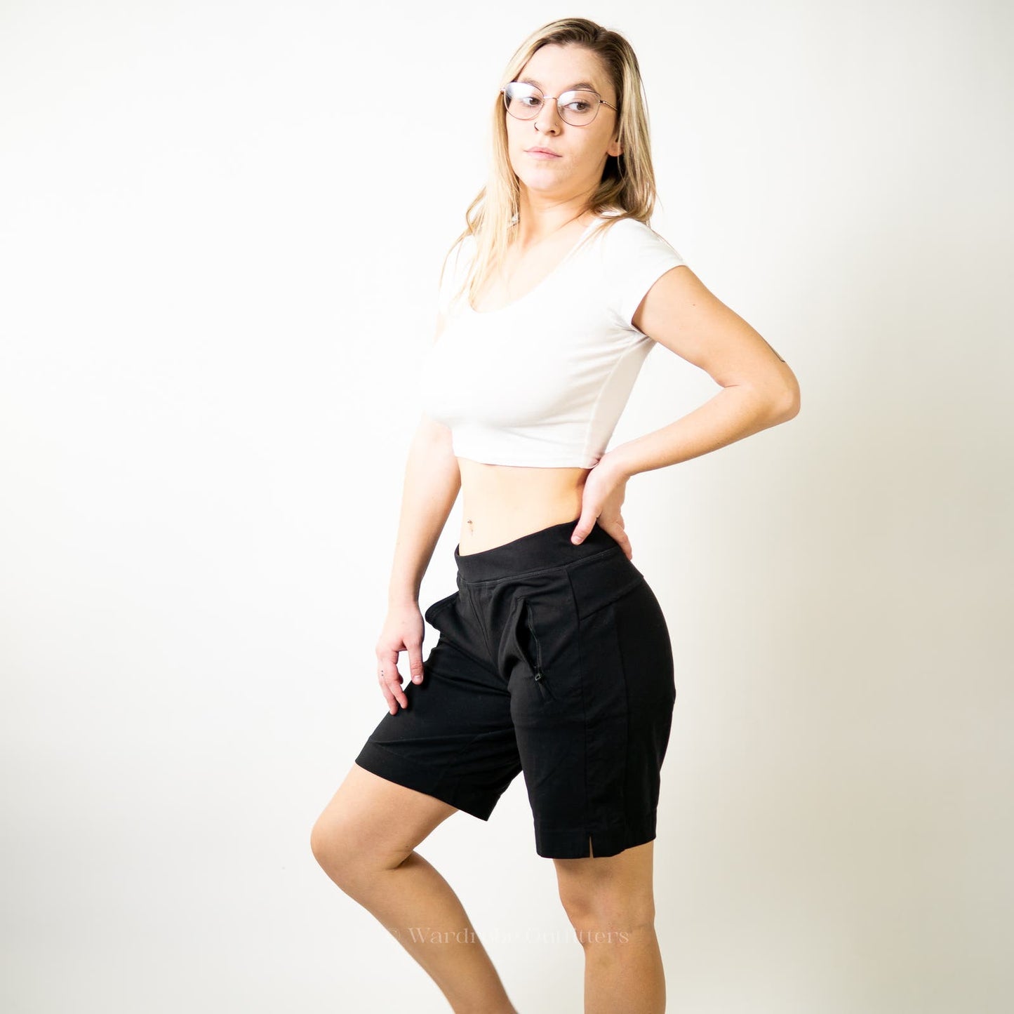 Athleta Black Bike Running Shorts