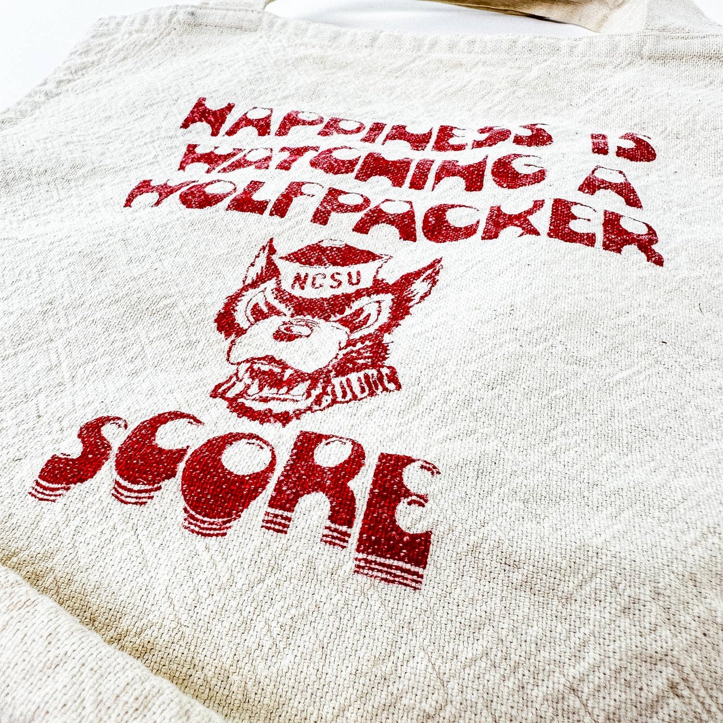 Vintage NCAA NC WolfPack Tote Bag