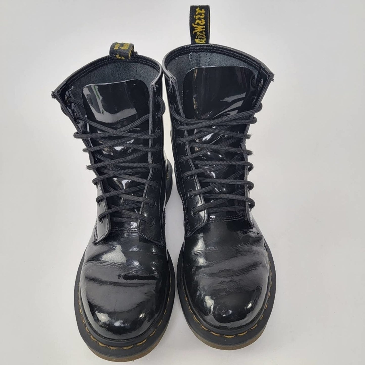 Dr. Martens 1460 Patent Leather Black Boots - 8