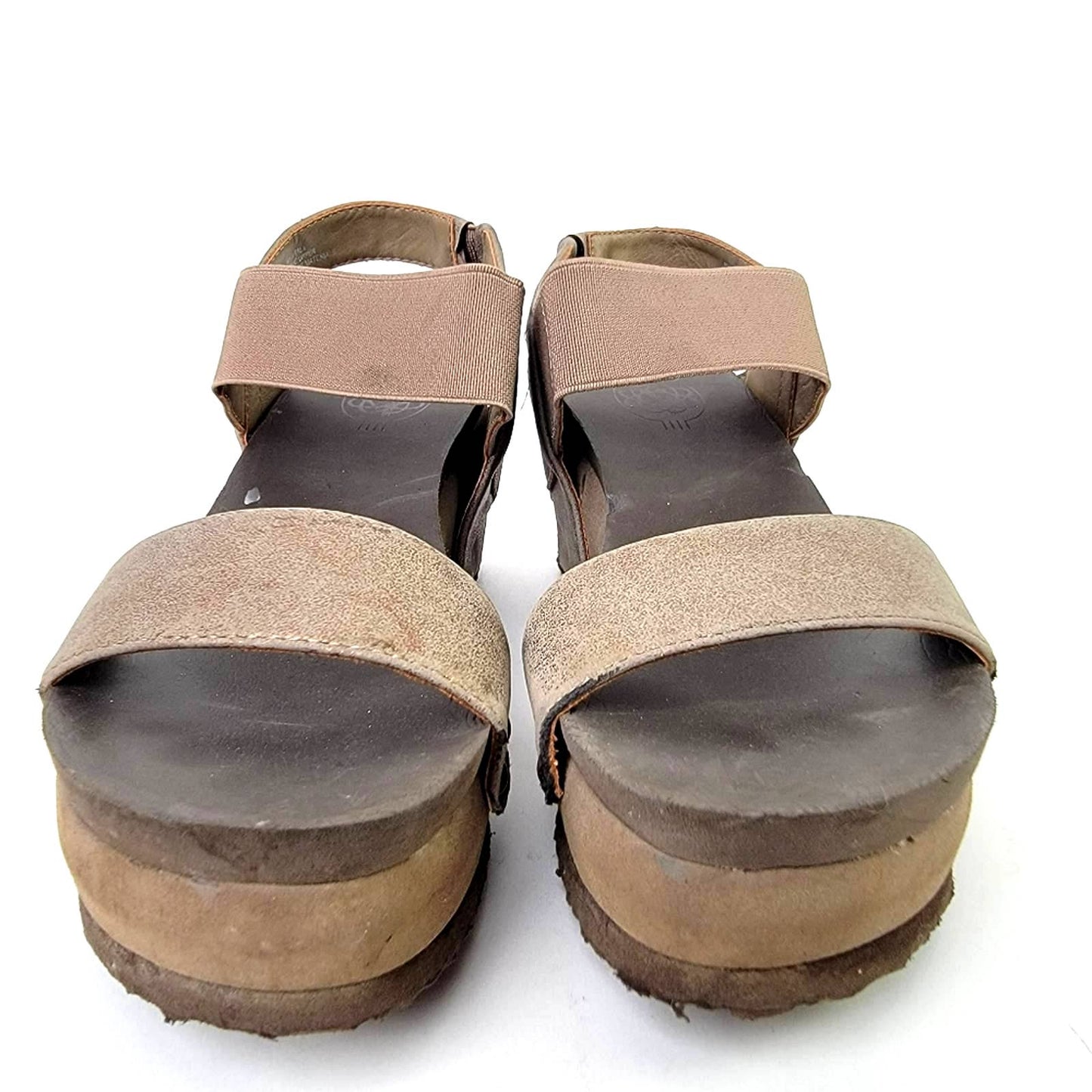 Hokus Pokus Tala Chunky Platform Strappy Wedge Heel Sandals - 6.5