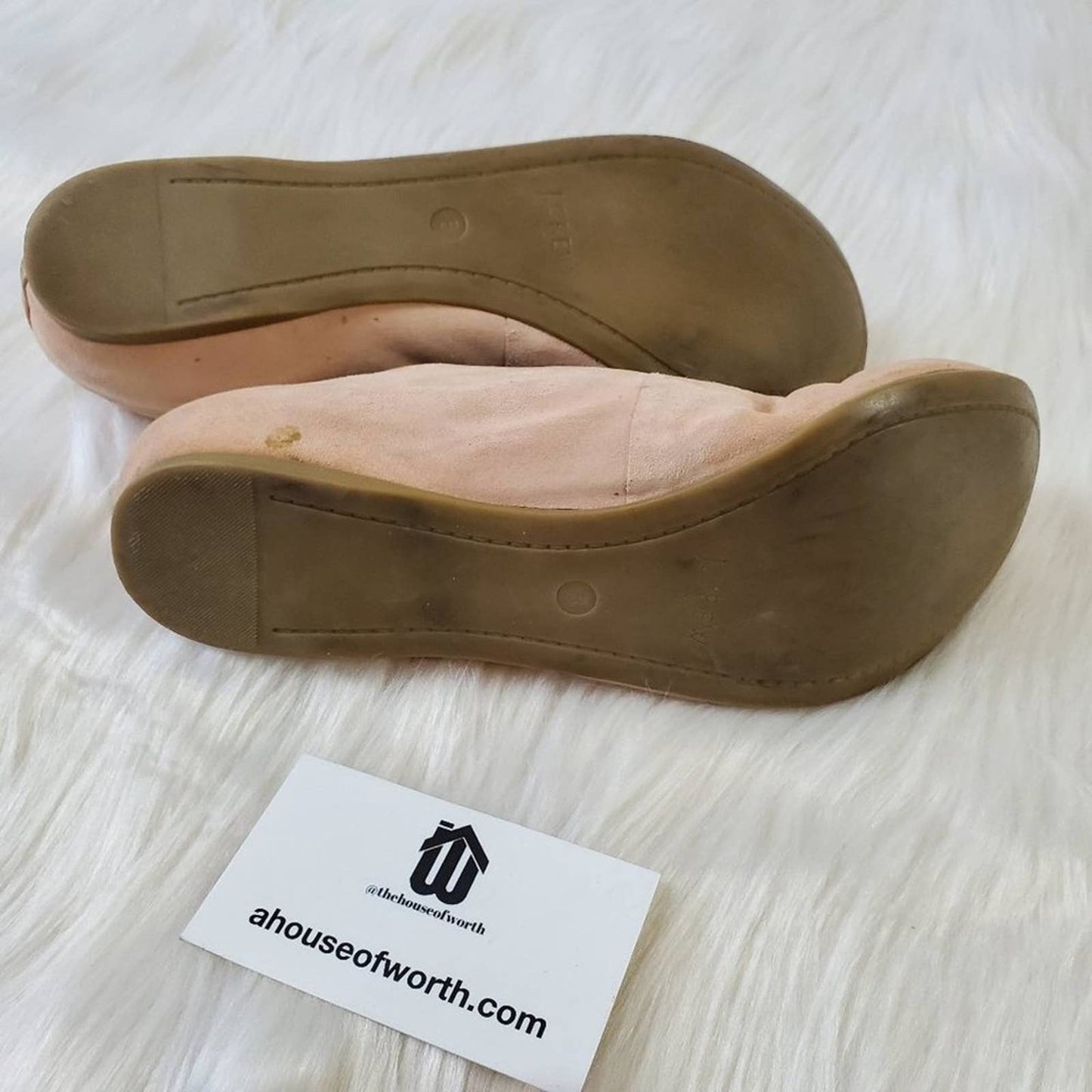 J. Crew Cece Suede Leather Ballet Flats - 8