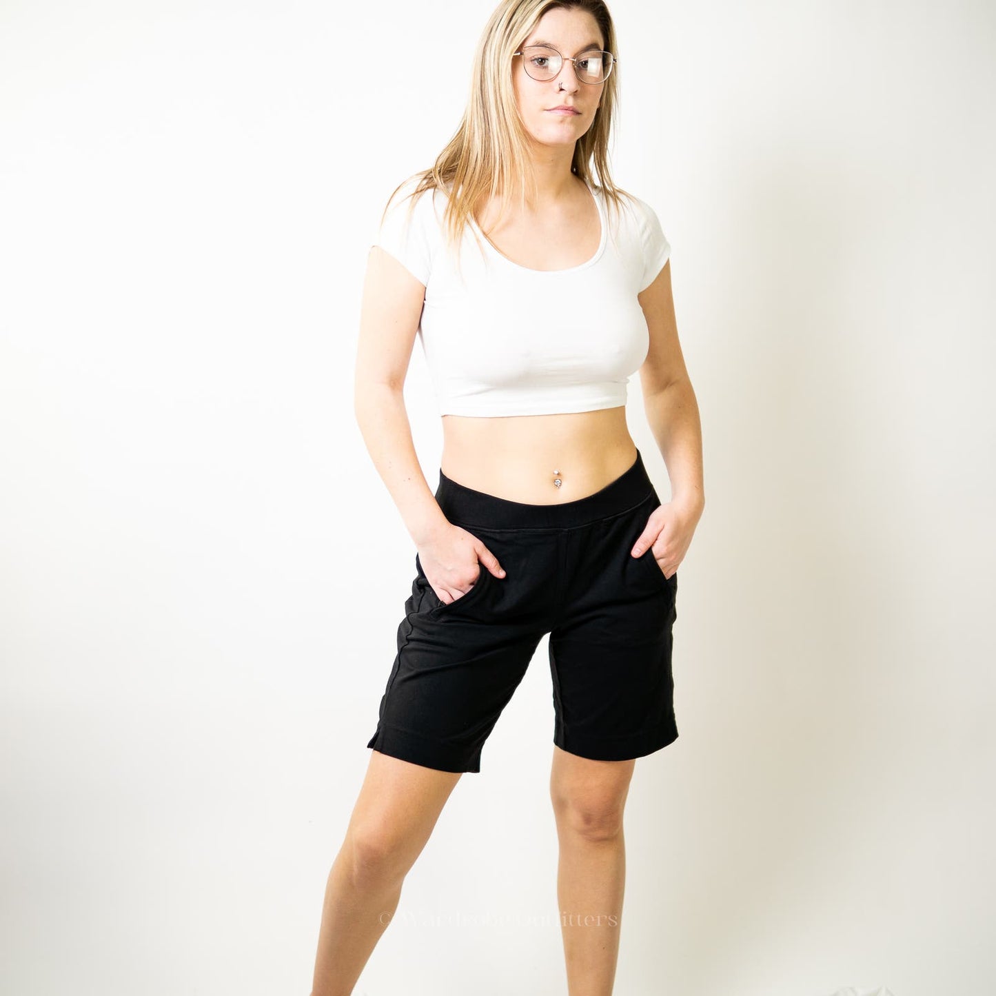 Athleta Black Bike Running Shorts