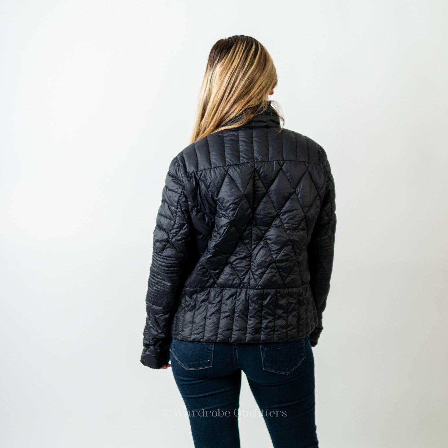 BEBE Black Quilted Jacket