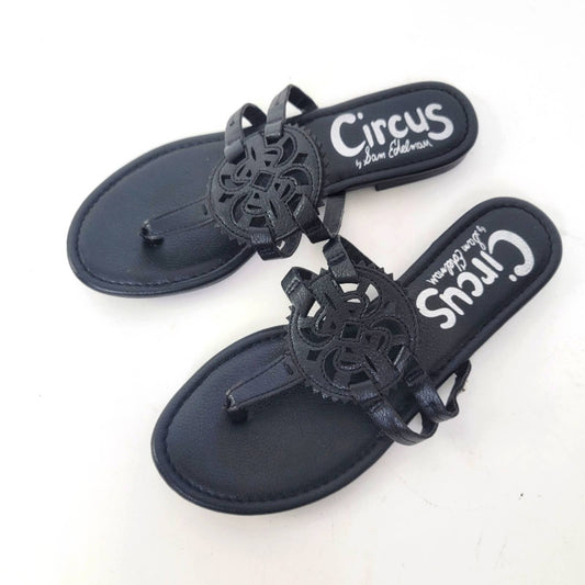 Circus by Sam Edelman Canyon Black Flip Flop Sandals - 7.5