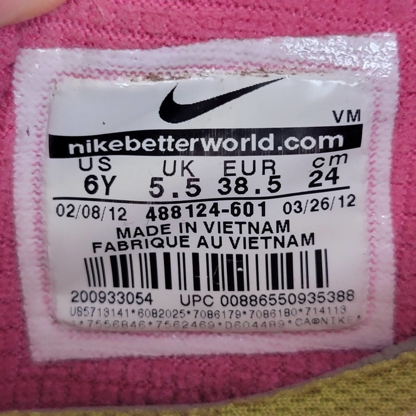 Nike Air Max+ 2012 'Atomic Green-Rave Pink' - 7.5