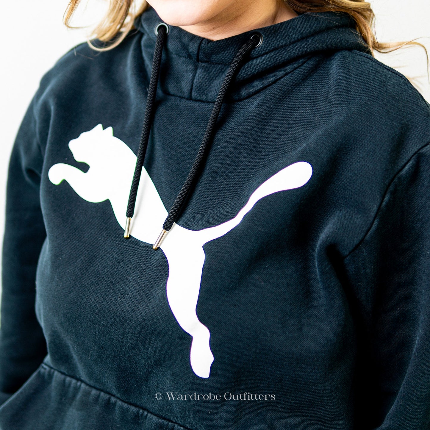 Black x White Puma Hoodie Sweatshirt