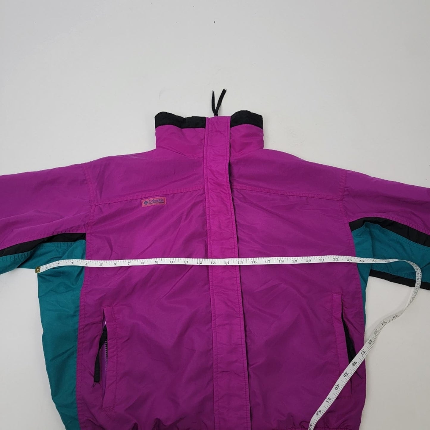 Vintage 90s Colorblock Columbia Nylon Ski Jacket - M