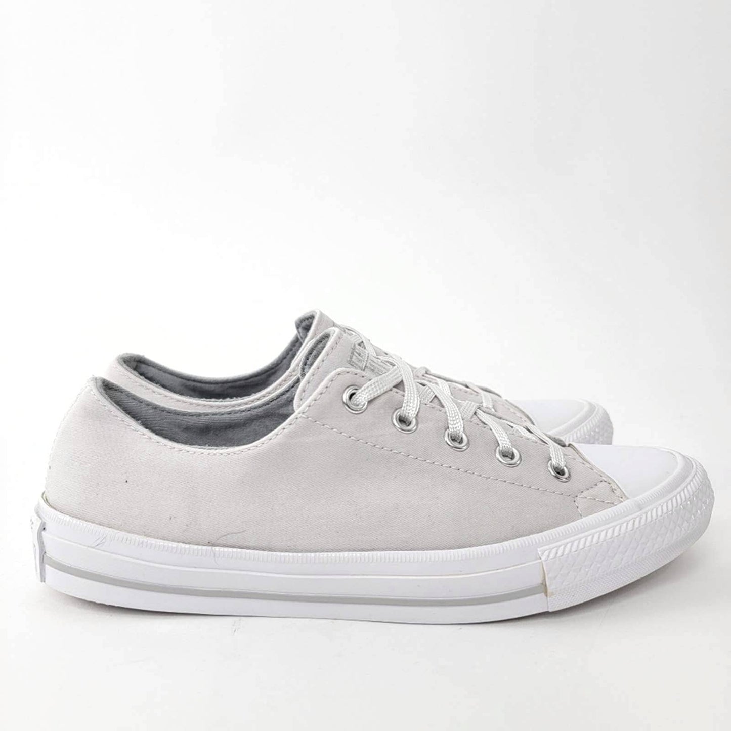 Converse Chuck Taylor All Star Gemma Low White Sneakers - 7.5