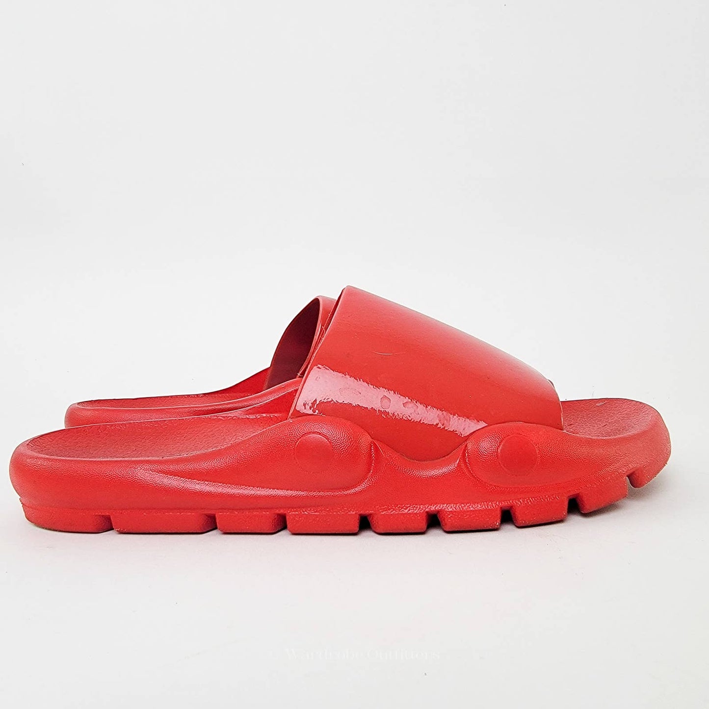 Jeffrey Campbell Red Slip On Slide Sandals - 9