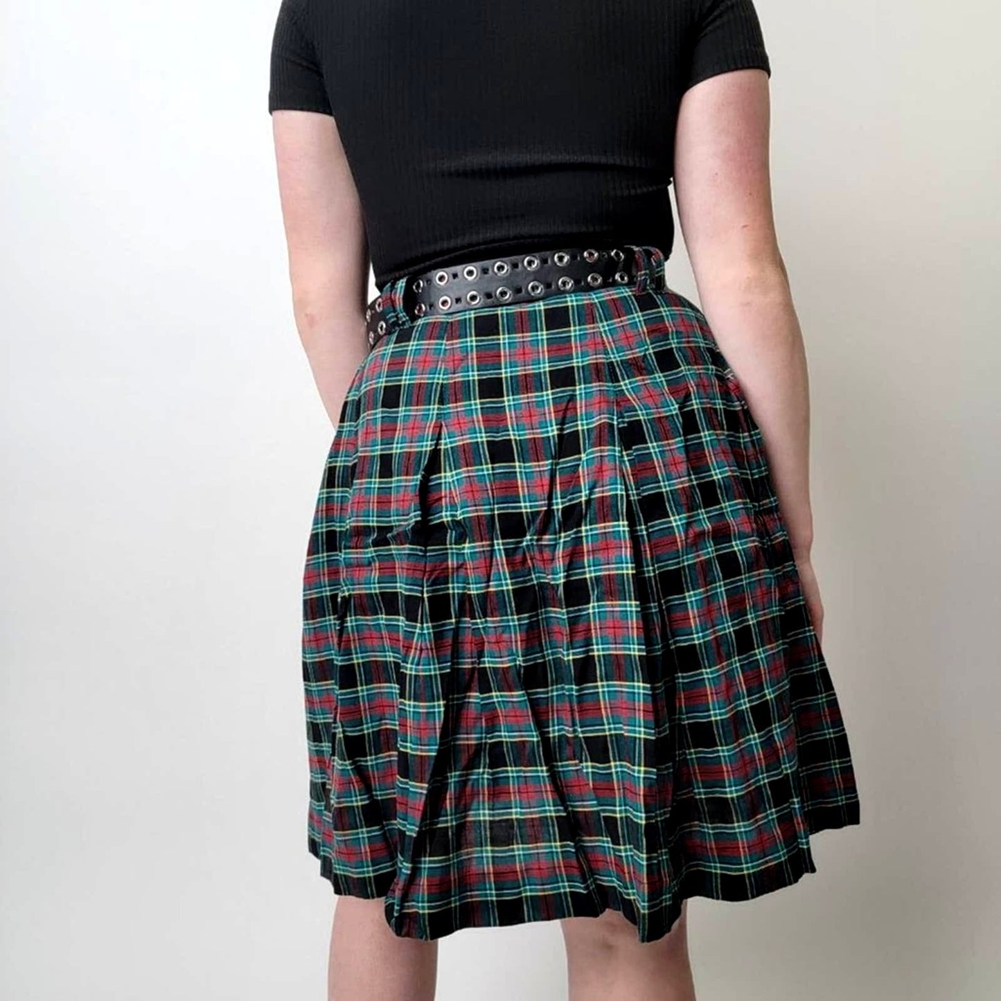 Vintage 90's GAP - Grungy Plaid Scottish Tartan Skirt