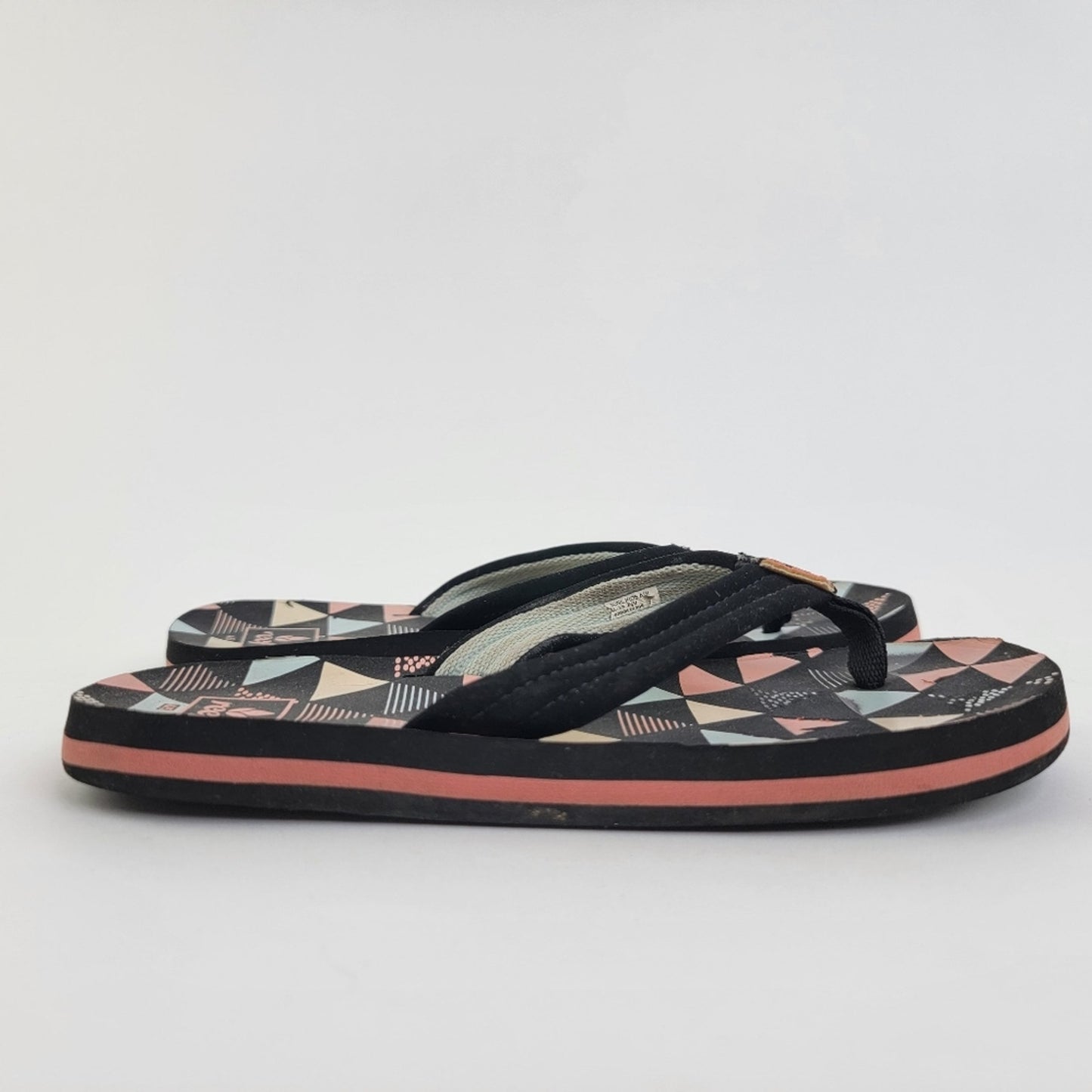 Reef Ahi Geometric Rainbow Flip Flop Sandals