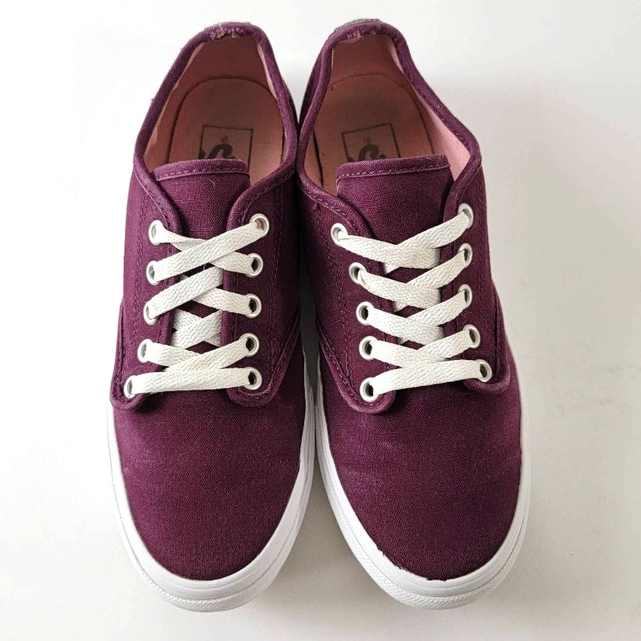 Vans Chima Ferguson Burgundy Lo Top Sneakers - 8