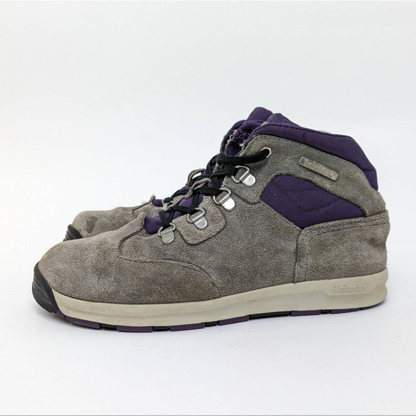 Timberland Suede Leather Mid Top Chukka Hiker Boot Sneakers - 6/8