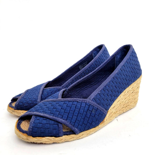 LAUREN Ralph Lauren Cecilia II Espadrille Wedge Sandal Pump Shoes - 8.5