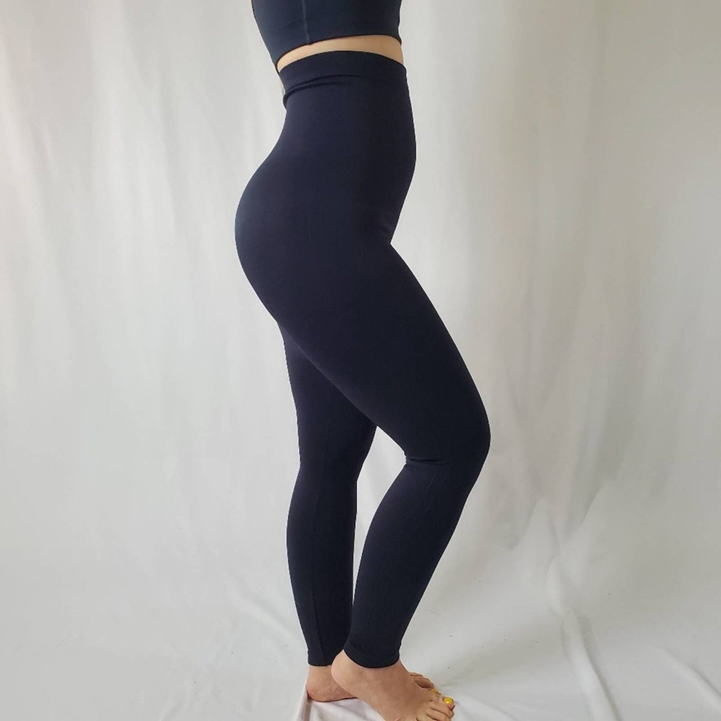 Empetua Black High Waisted Shaping Leggings NWT - S