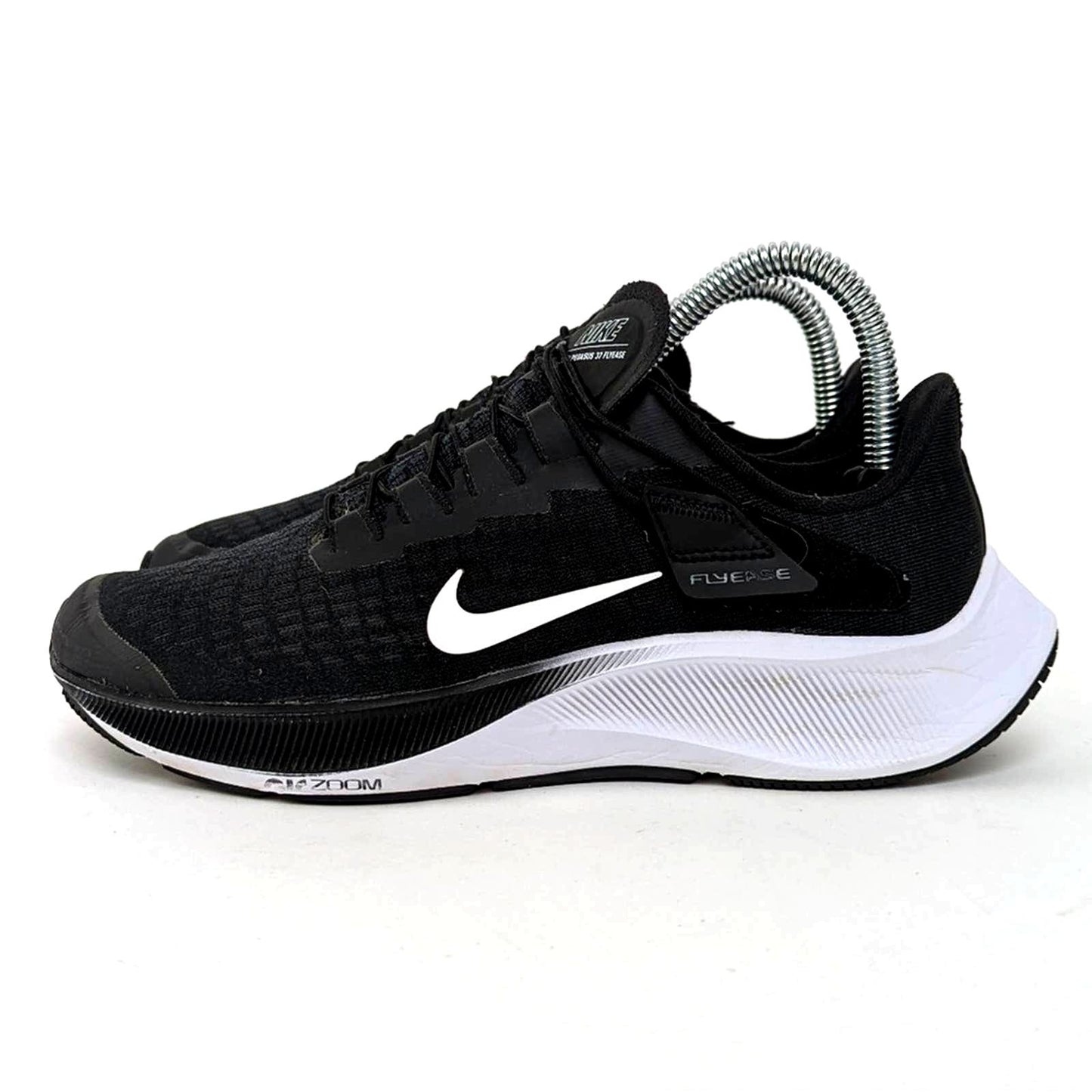 Nike Air Zoom Pegasus 37 FlyEase 'Black White' - 7