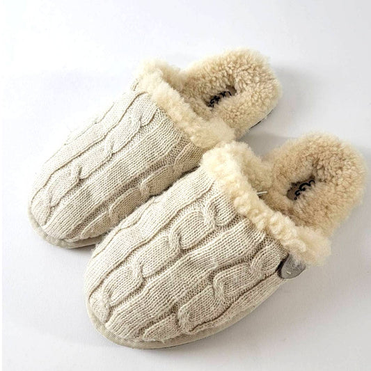 Ugg Australia Sweater Knit Scuffette Slippers - 6