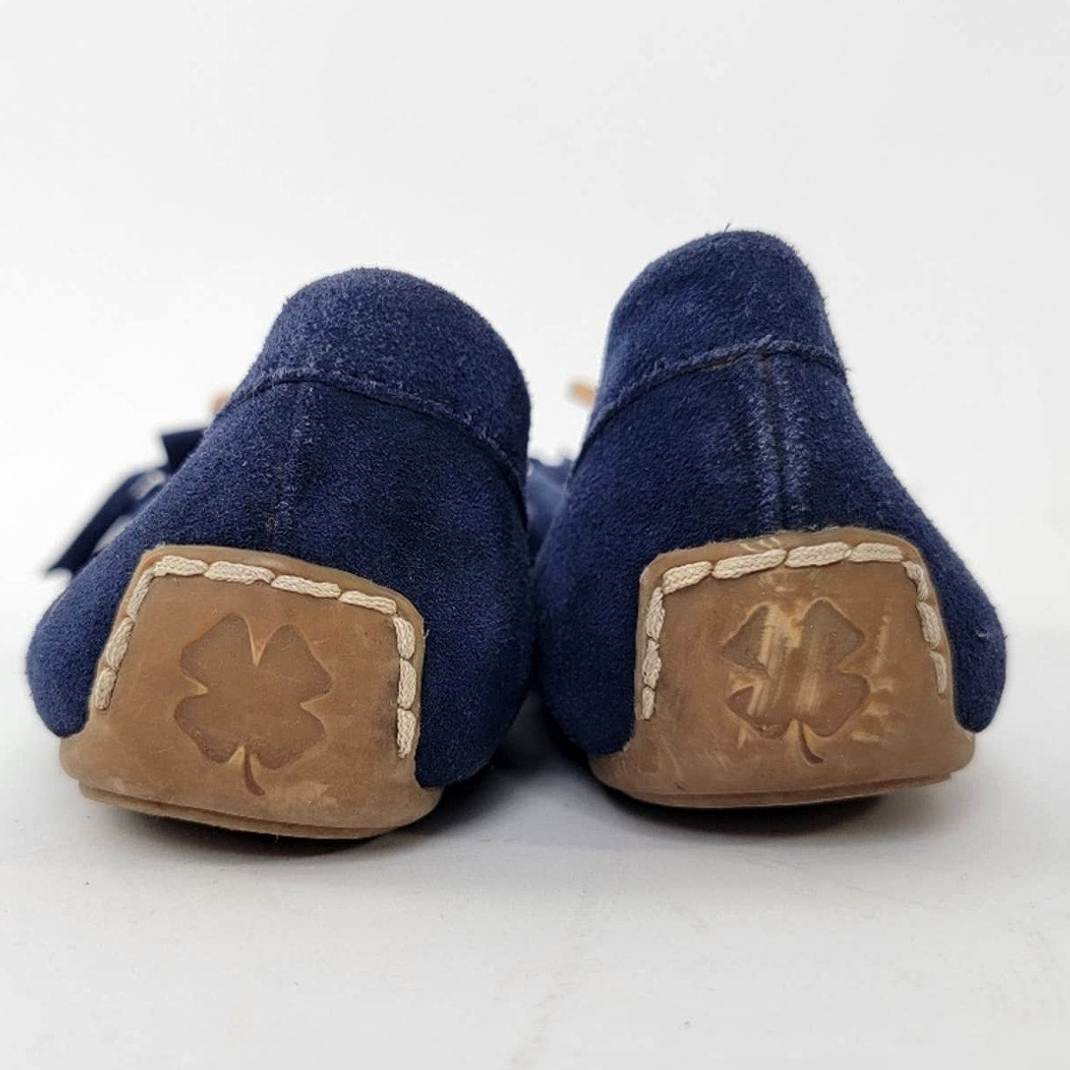 Lucky Brand Aunee Blue Suede Driving Mocassins - 10