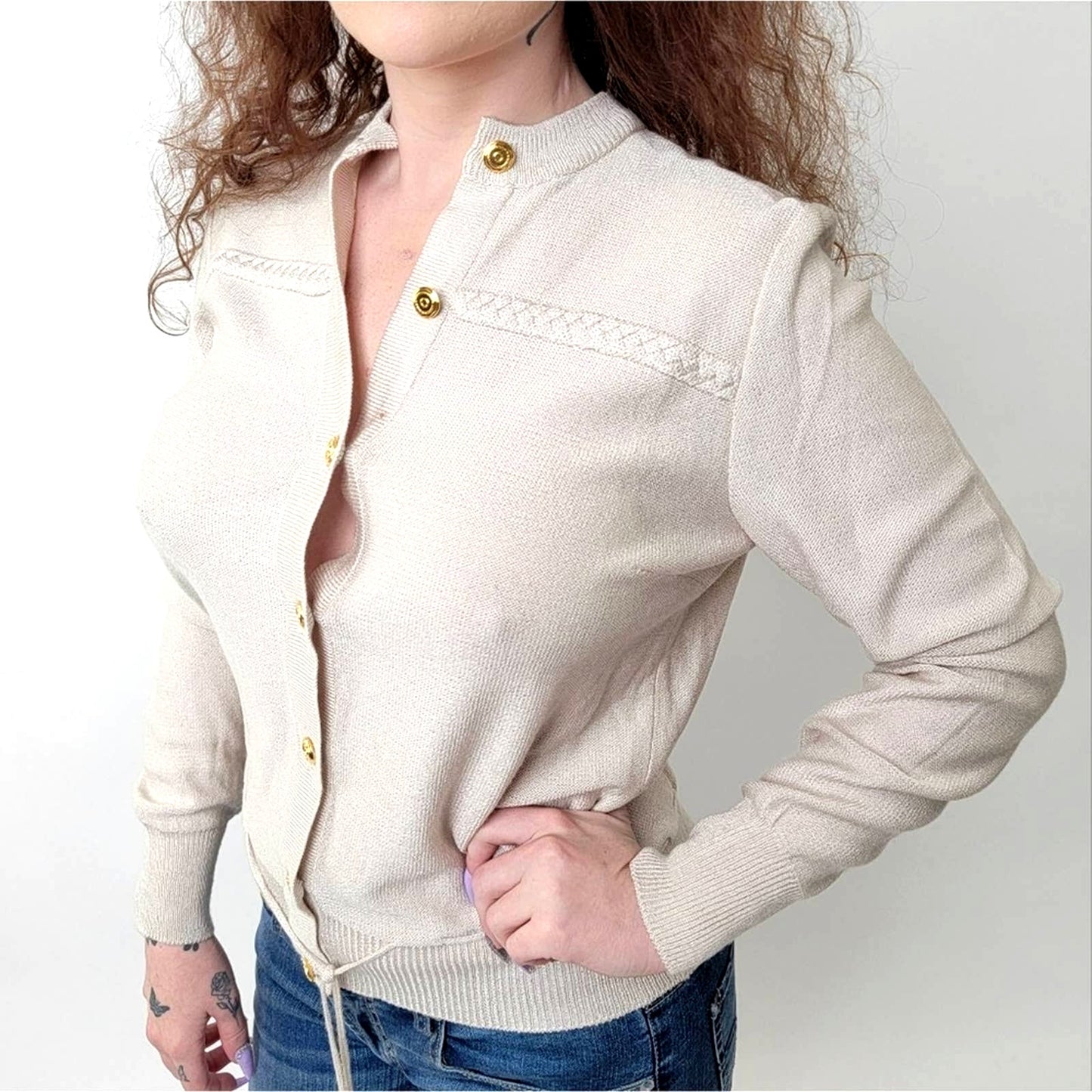 Vintage 70s Maria Mazzarella Anacapri Italian Knit Fisherman Sweater