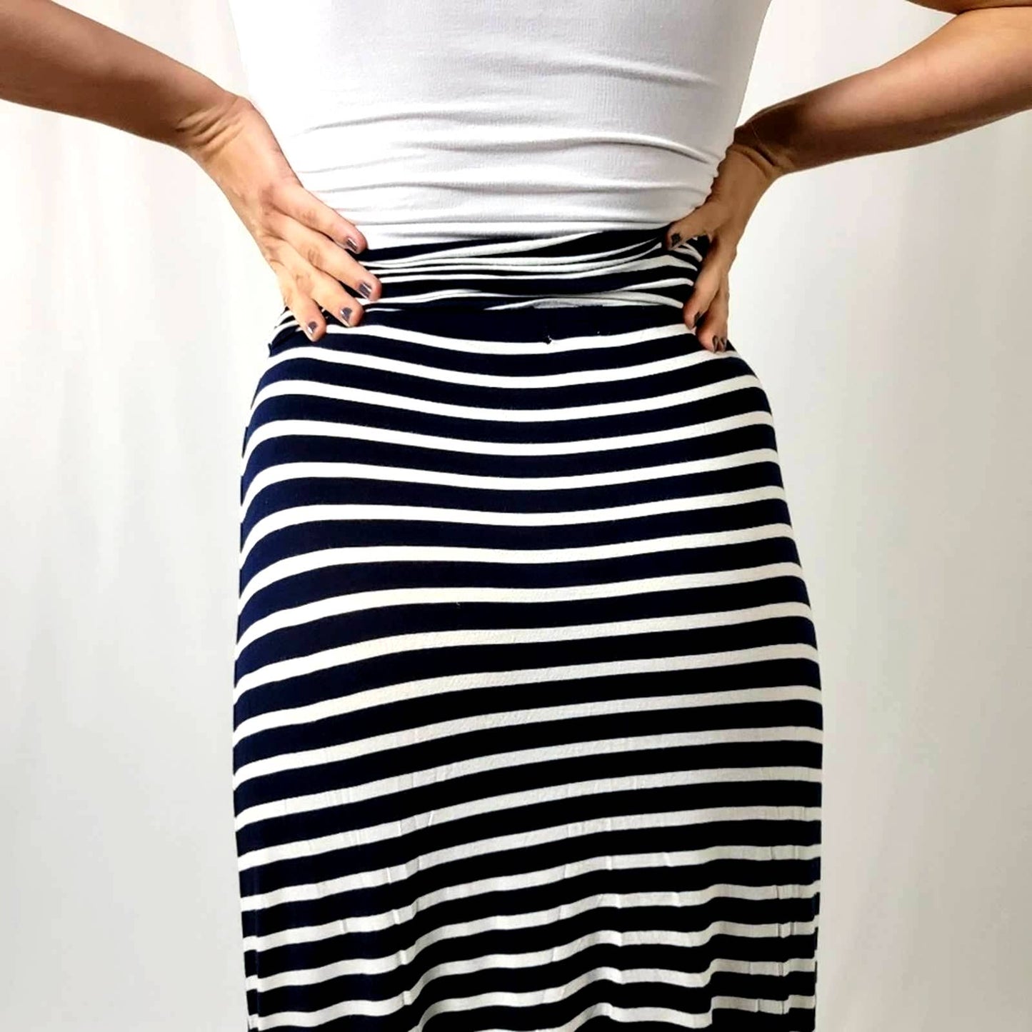 J.Crew Casual Maxi Striped Skirt - S